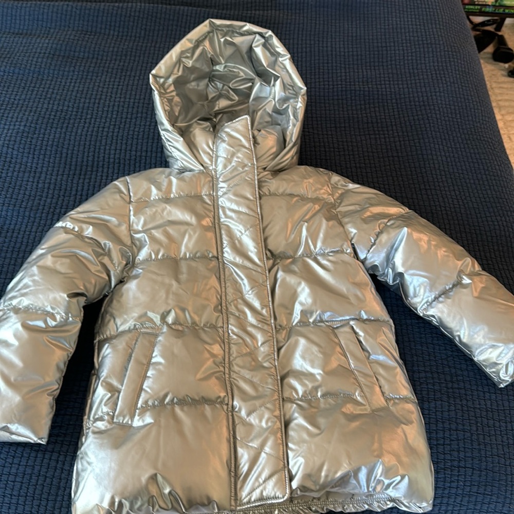 NWT Gap Kids’ Metallic Puffer Jacket